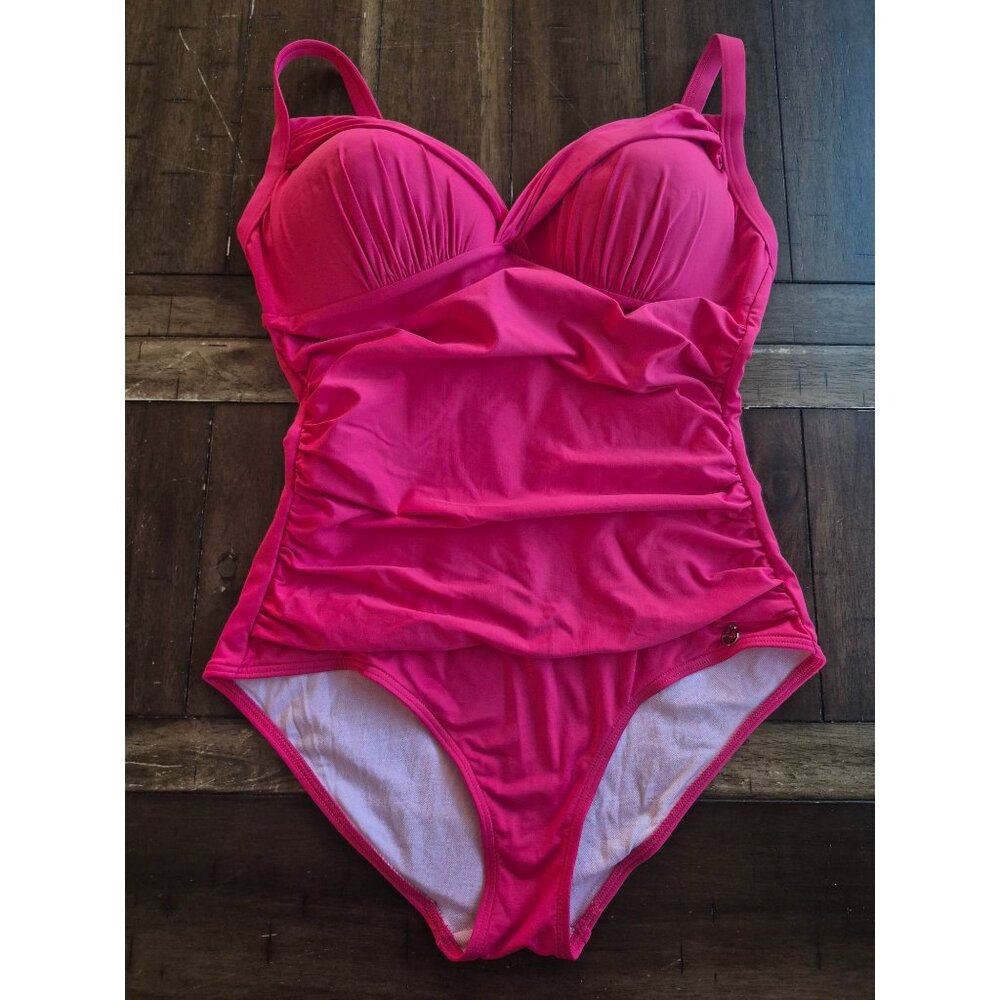 Lascana Womens Pink One-Piece Swimsuit S